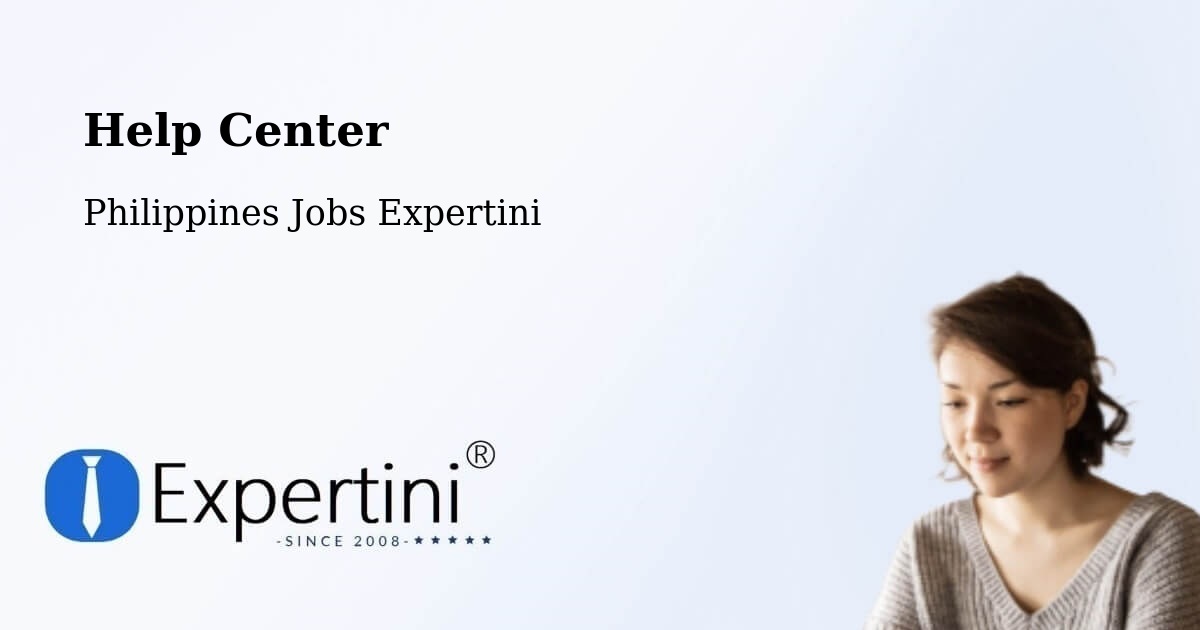 Help Center – Binangonan - Philippines Jobs Expertini